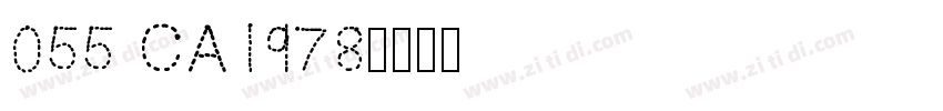 055 CA1978字体转换